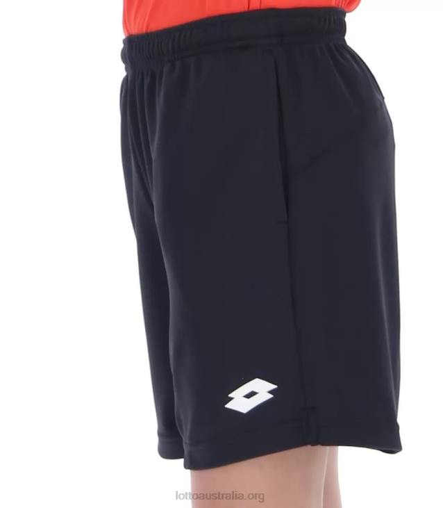 Kids Lotto 204N1221 All Black Squadra B II Short7 Pl