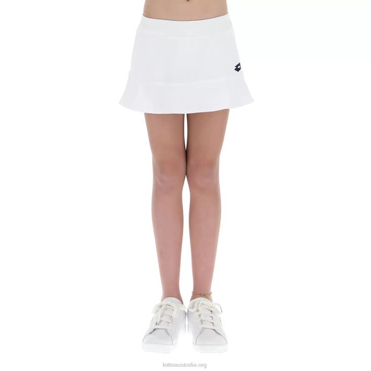 Kids Lotto 204N1224 Bright White Squadra G II Skirt Pl
