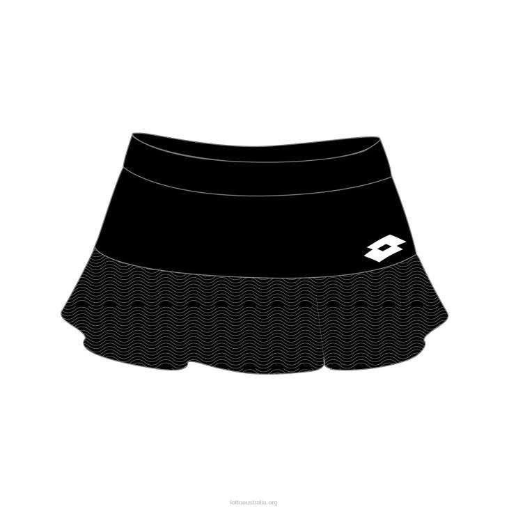 Kids Lotto 204N1226 All Black Squadra G II Skirt Pl