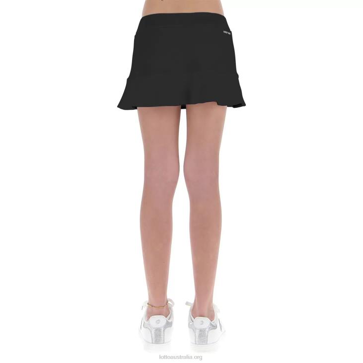 Kids Lotto 204N1226 All Black Squadra G II Skirt Pl