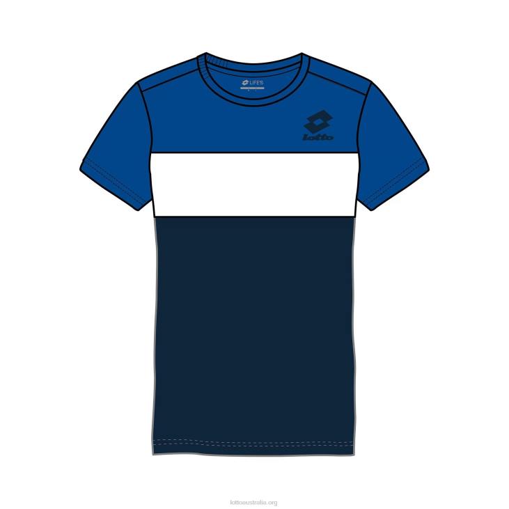 Kids Lotto 204N1138 Royal Team/Navy Blue Athletica B III Tee Js