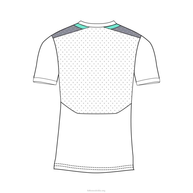 Kids Lotto 204N1158 Bright White/Green 929C Top B IV Tee 1