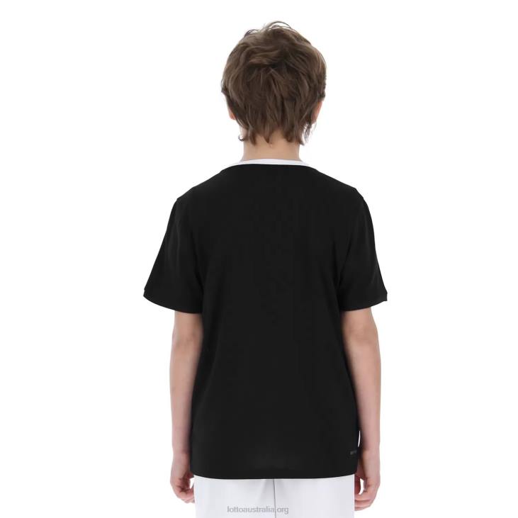 Kids Lotto 204N1173 All Black Squadra B II Tee Pl