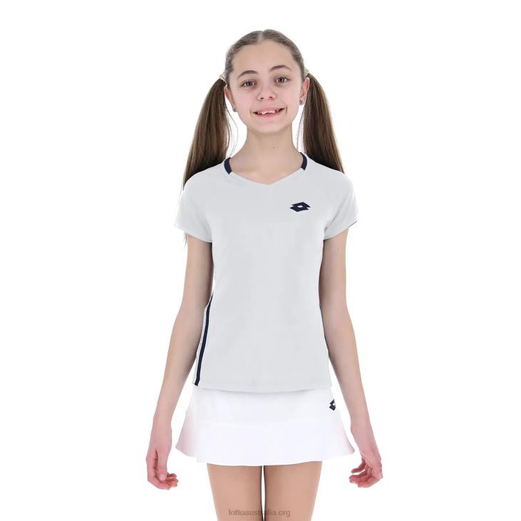Kids Lotto 204N1175 Bright White Squadra G II Tee Pl