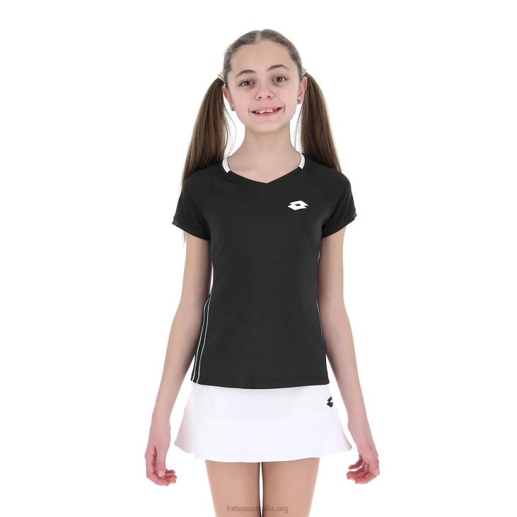 Kids Lotto 204N1177 All Black Squadra G II Tee Pl