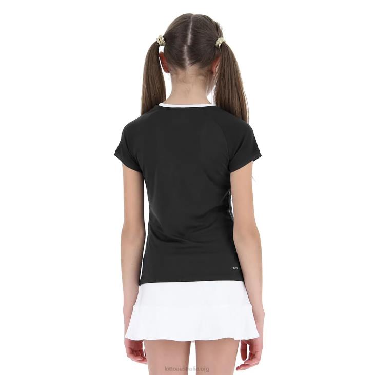 Kids Lotto 204N1177 All Black Squadra G II Tee Pl