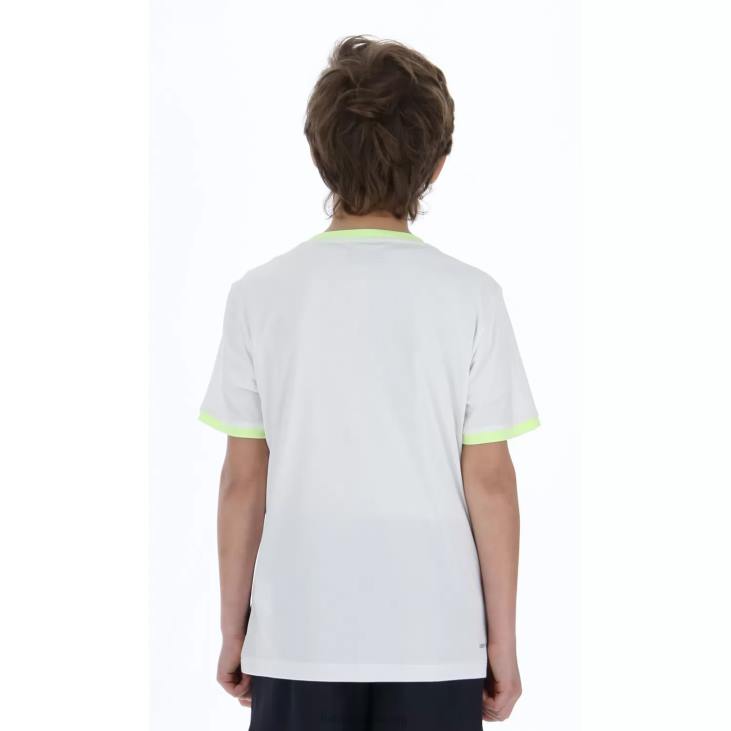 Kids Lotto 204N1185 Bright White Top Ten B III Tee Prt2 Pl