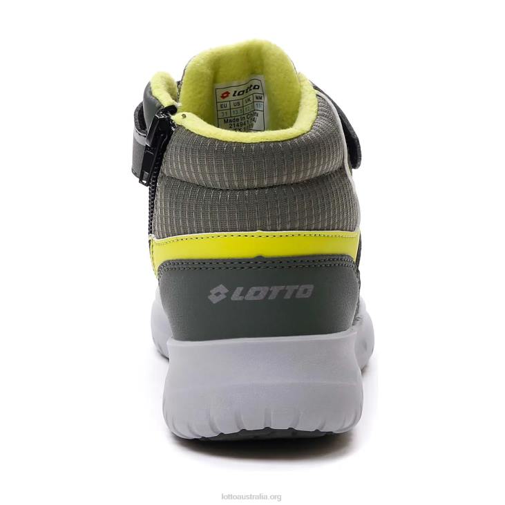 Kids Lotto 204N1054 Thyme Dk Green/Gravity Titan/All Black Fuga Amf Mid Cl Sl