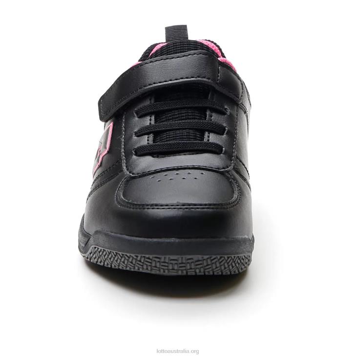 Kids Lotto 204N1071 All Black/Gravity Titan/Neon Magenta Set Ace Amf Xix 1 Cl S