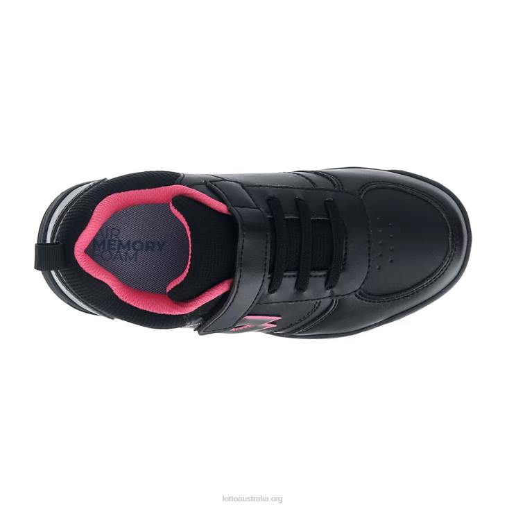 Kids Lotto 204N1071 All Black/Gravity Titan/Neon Magenta Set Ace Amf Xix 1 Cl S