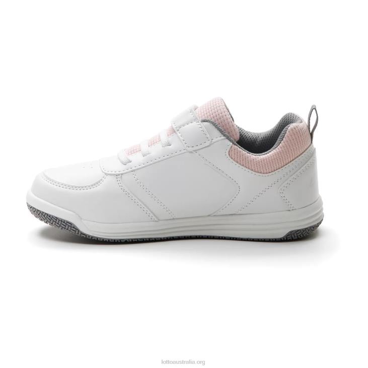 Kids Lotto 204N1072 White/Peach Whip/Cool Gray 7U Set Ace Amf Xix 1 Cl S