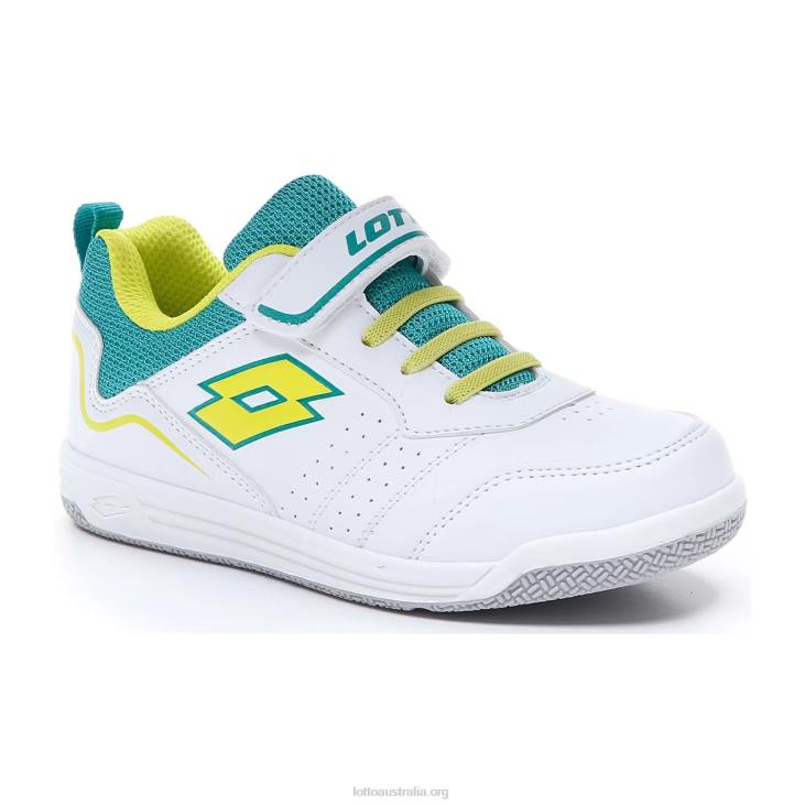 Kids Lotto 204N1074 All White/Acacia Green/Spectra Green Set Ace Amf Xiv Cl Sl