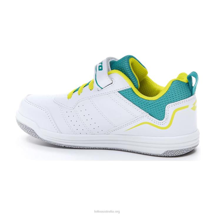 Kids Lotto 204N1074 All White/Acacia Green/Spectra Green Set Ace Amf Xiv Cl Sl