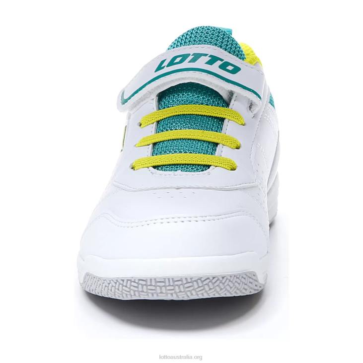 Kids Lotto 204N1074 All White/Acacia Green/Spectra Green Set Ace Amf Xiv Cl Sl