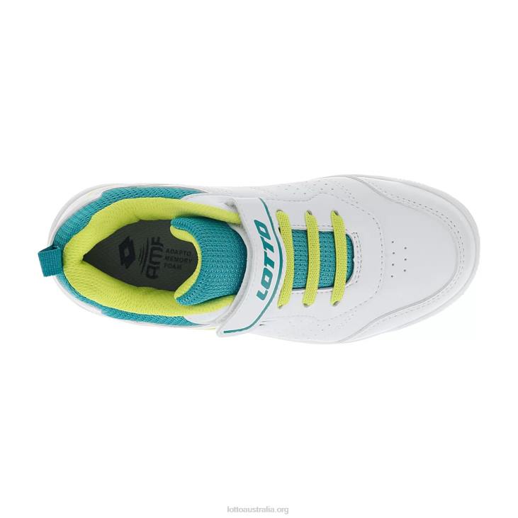 Kids Lotto 204N1074 All White/Acacia Green/Spectra Green Set Ace Amf Xiv Cl Sl