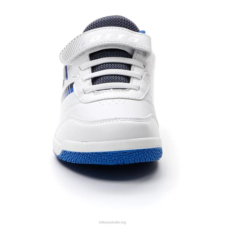 Kids Lotto 204N1076 White/Dress Blue/Pacific Blue Set Ace Amf Xviii Cl S