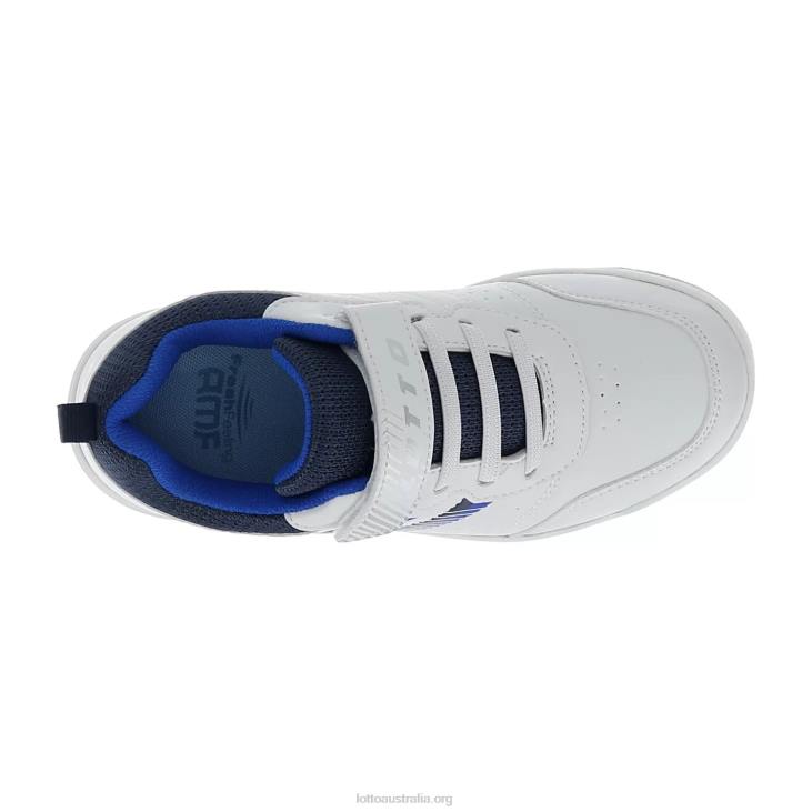 Kids Lotto 204N1076 White/Dress Blue/Pacific Blue Set Ace Amf Xviii Cl S