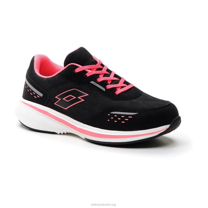 Kids Lotto 204N1090 All Black/Cool Gray 11C/Neon Magenta Speedevo 600 Amf Jr