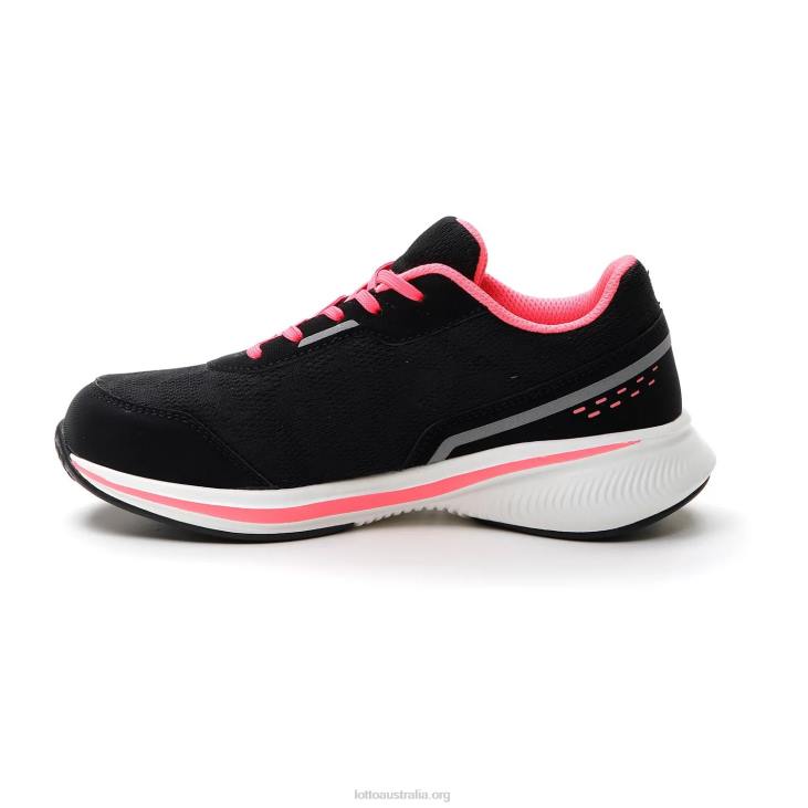 Kids Lotto 204N1090 All Black/Cool Gray 11C/Neon Magenta Speedevo 600 Amf Jr