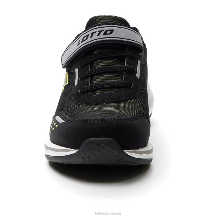 Kids Lotto 204N1094 All Black/Acacia Green Speedevo 600 Amf II Cl S