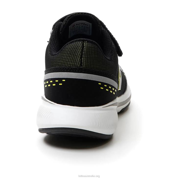 Kids Lotto 204N1094 All Black/Acacia Green Speedevo 600 Amf II Cl S
