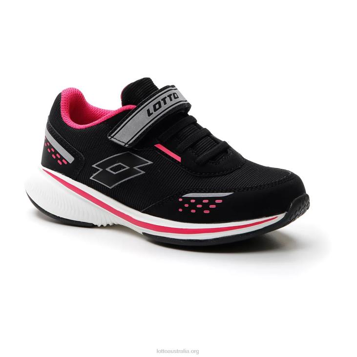 Kids Lotto 204N1095 All Black/Gravity Titan/Glamour Pink Speedevo 600 Amf II Cl S