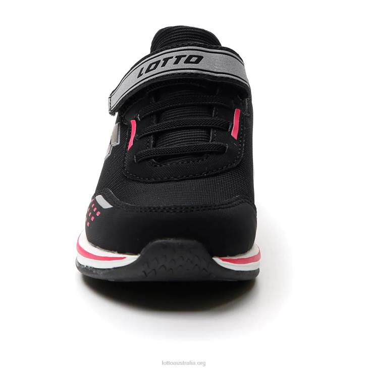 Kids Lotto 204N1095 All Black/Gravity Titan/Glamour Pink Speedevo 600 Amf II Cl S