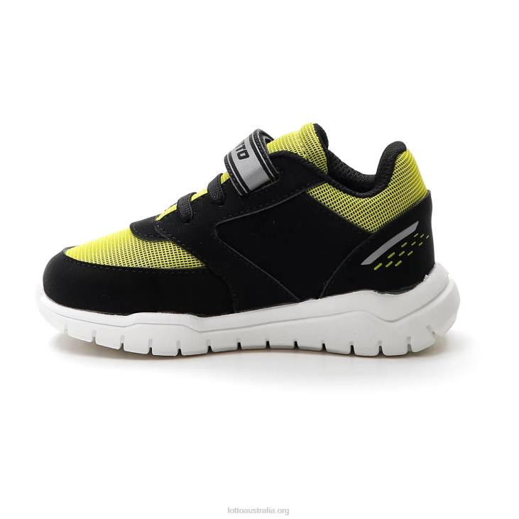 Kids Lotto 204N1096 All Black/Acacia Green Spacelite Amf 2 II Inf S