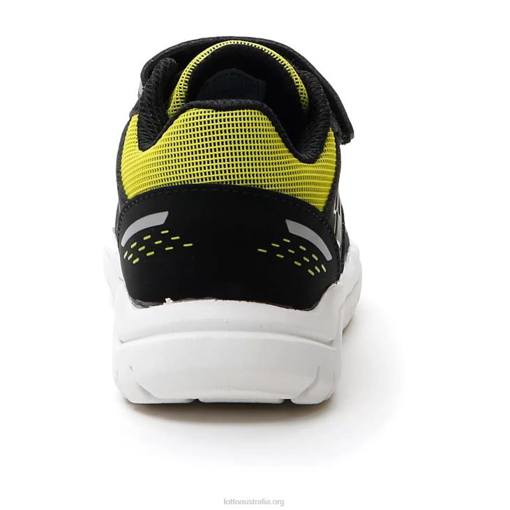 Kids Lotto 204N1096 All Black/Acacia Green Spacelite Amf 2 II Inf S