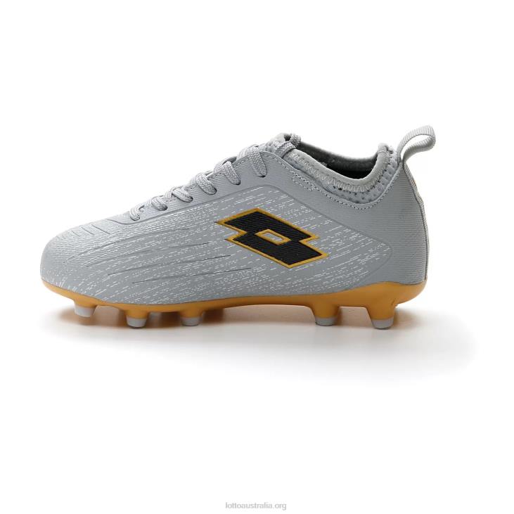 Kids Lotto 204N1099 Vapor Gray/All Black/Light Platino Solista 700 IV Fg Jr