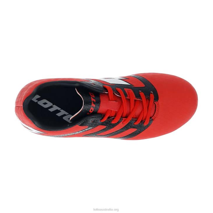 Kids Lotto 204N1102 Flame Red/All Black Maestro 700 IV Fg Jr