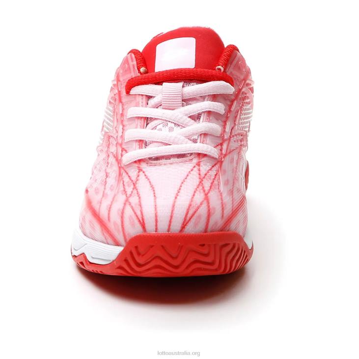Kids Lotto 204N1123 Pink Cherry/All White/Red Poppy Mirage 300 Alr Jr