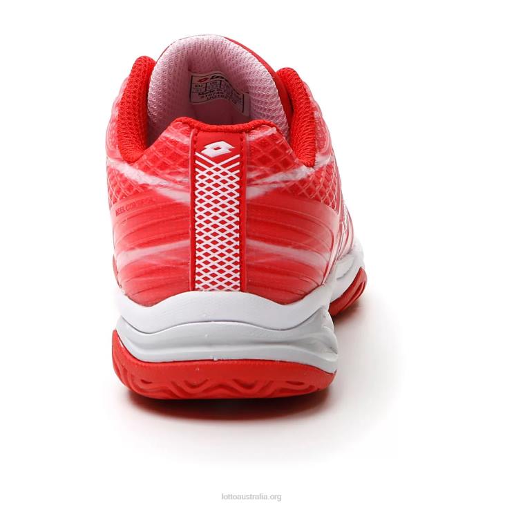 Kids Lotto 204N1123 Pink Cherry/All White/Red Poppy Mirage 300 Alr Jr