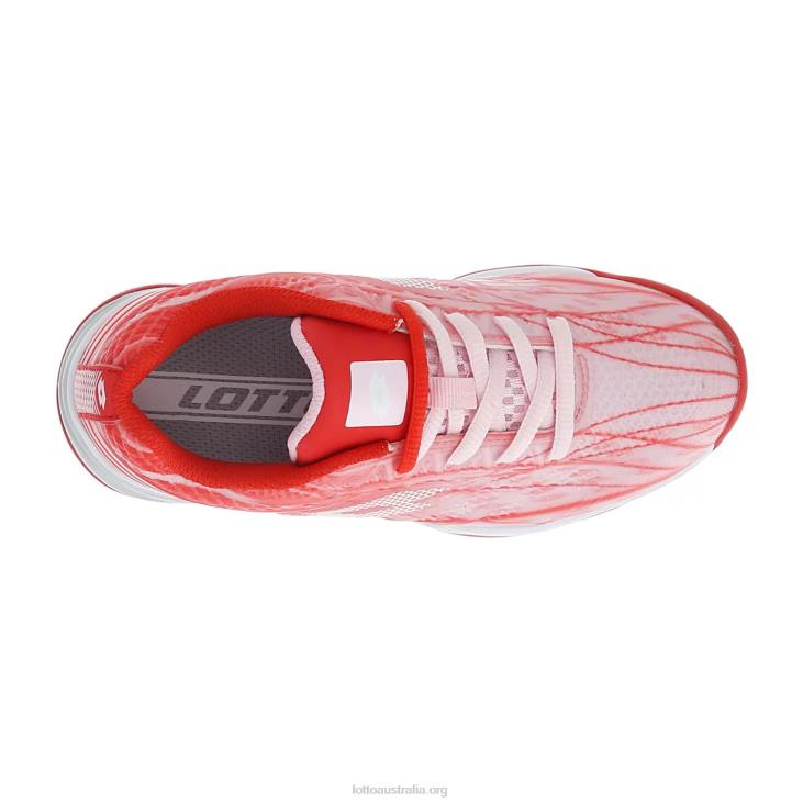 Kids Lotto 204N1123 Pink Cherry/All White/Red Poppy Mirage 300 Alr Jr