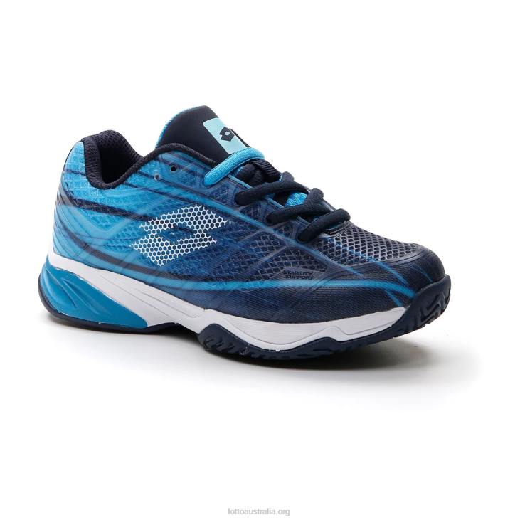 Kids Lotto 204N1125 Navy Blue/All White/Blue Ocean Mirage 300 Alr Jr