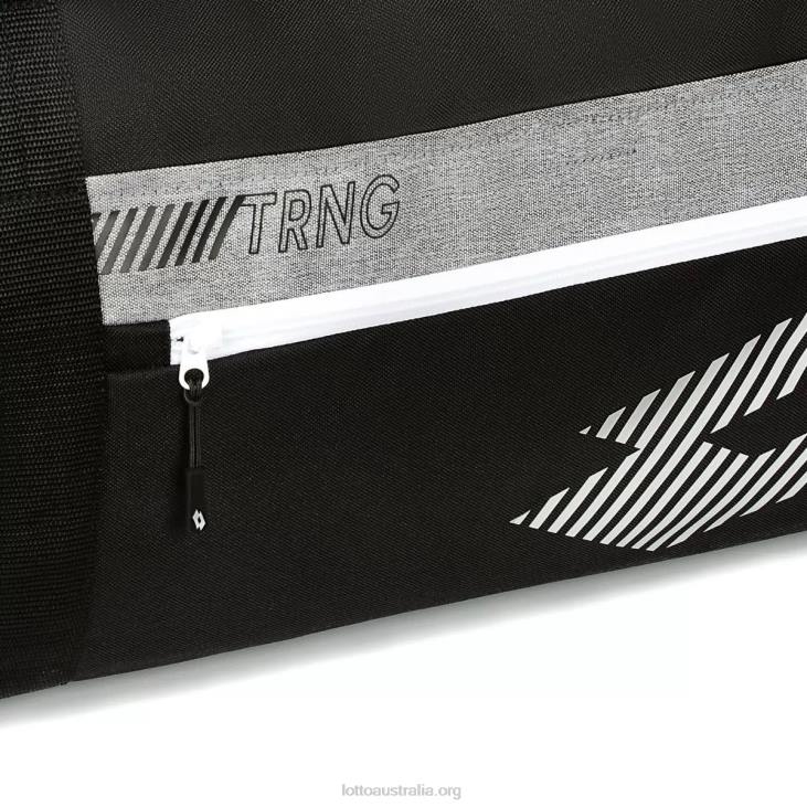 Men Lotto 204N647 All Black/Cool Gray Bag Training