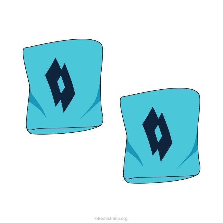 Men Lotto 204N689 Blue Atoll Tennis Wrist B II