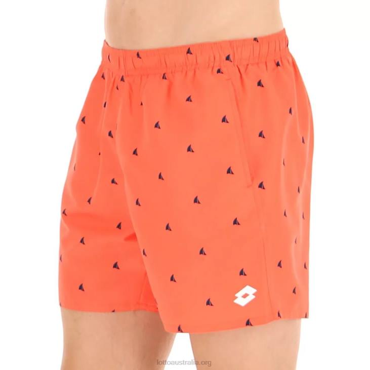 Men Lotto 204N630 Hot Coral Short Beach Sail