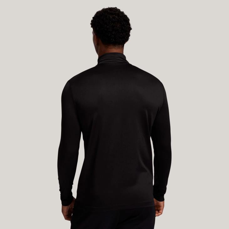 Men Lotto 204N1295 All Black Black Multi-Sport Half Zip Jacket