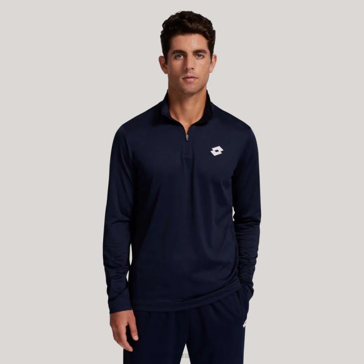 Men Lotto 204N1299 Navy Blue Navy Multi-Sport Half Zip Jacket