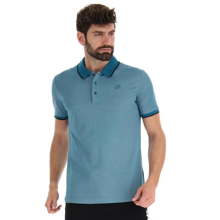 Men Lotto 204N566 Smerald Green Polo Firenze