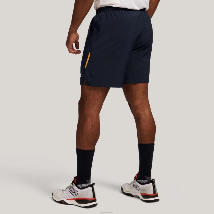 Men Lotto 204N1269 Navy Blue/Saffron Top Ten 7\'\' Shorts II