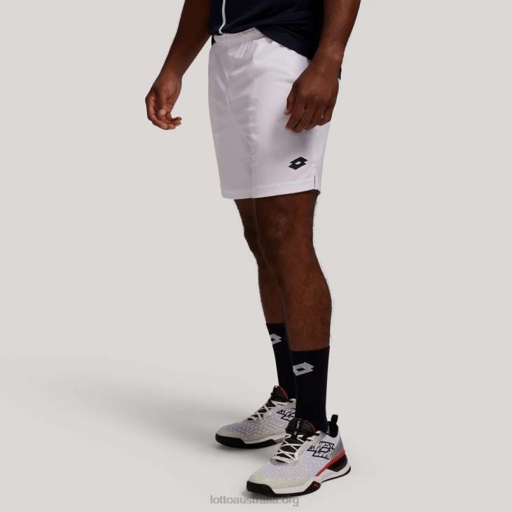 Men Lotto 204N1277 Bright White White Squadra 7\'\' Shorts