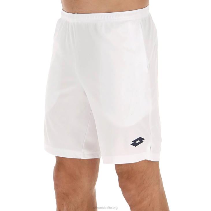 Men Lotto 204N1279 Bright White White Squadra 9\'\' Shorts