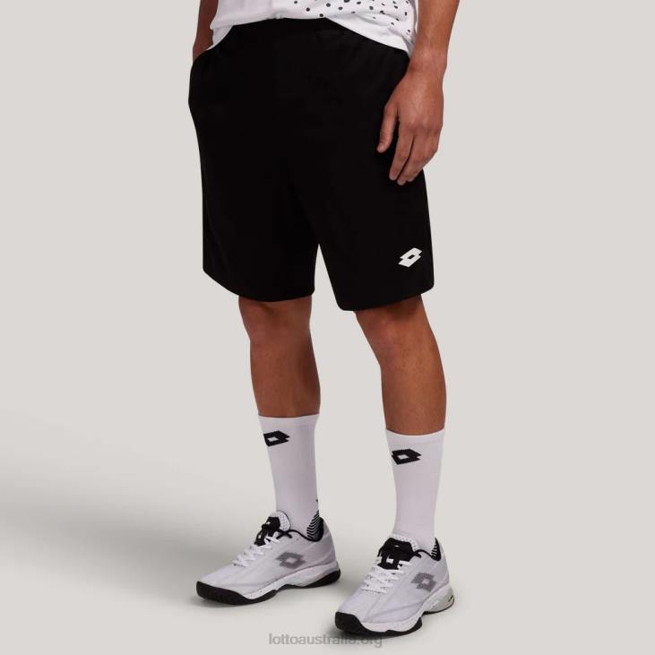 Men Lotto 204N1292 All Black Black Squadra 9'' Shorts