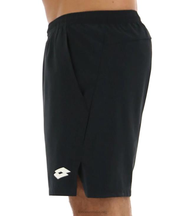 Men Lotto 204N1293 All Black Black Top Ten 7\'\' Shorts