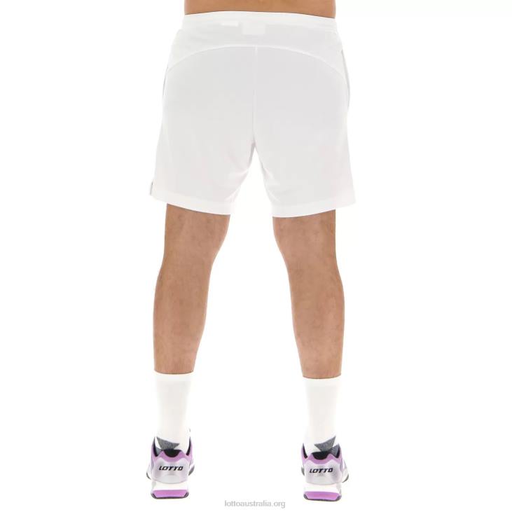 Men Lotto 204N618 Bright White Squadra II Short7 Pl