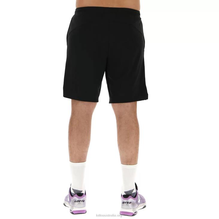 Men Lotto 204N627 All Black Squadra II Short9 Pl