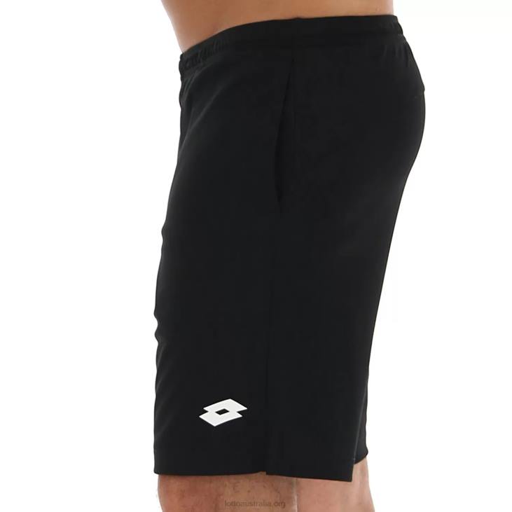 Men Lotto 204N627 All Black Squadra II Short9 Pl