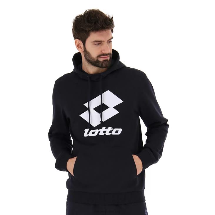 Men Lotto 204N293 Navy Blue Smart II Sweat Hd Ft